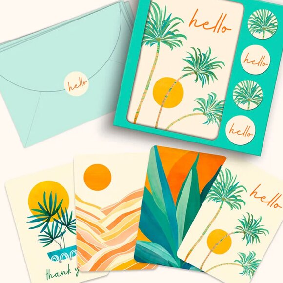 Studio Oh Sunny Hello Notecard Set - Picture 5 of 6